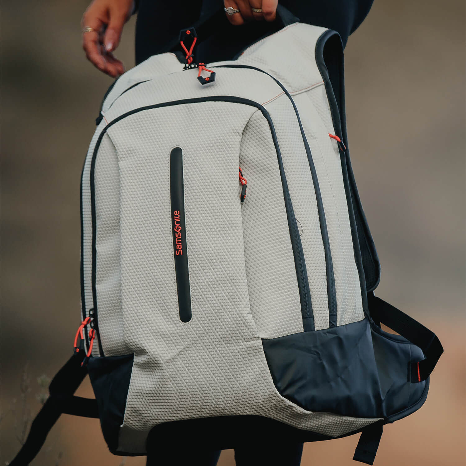 Mochila samsonite blanca clearance