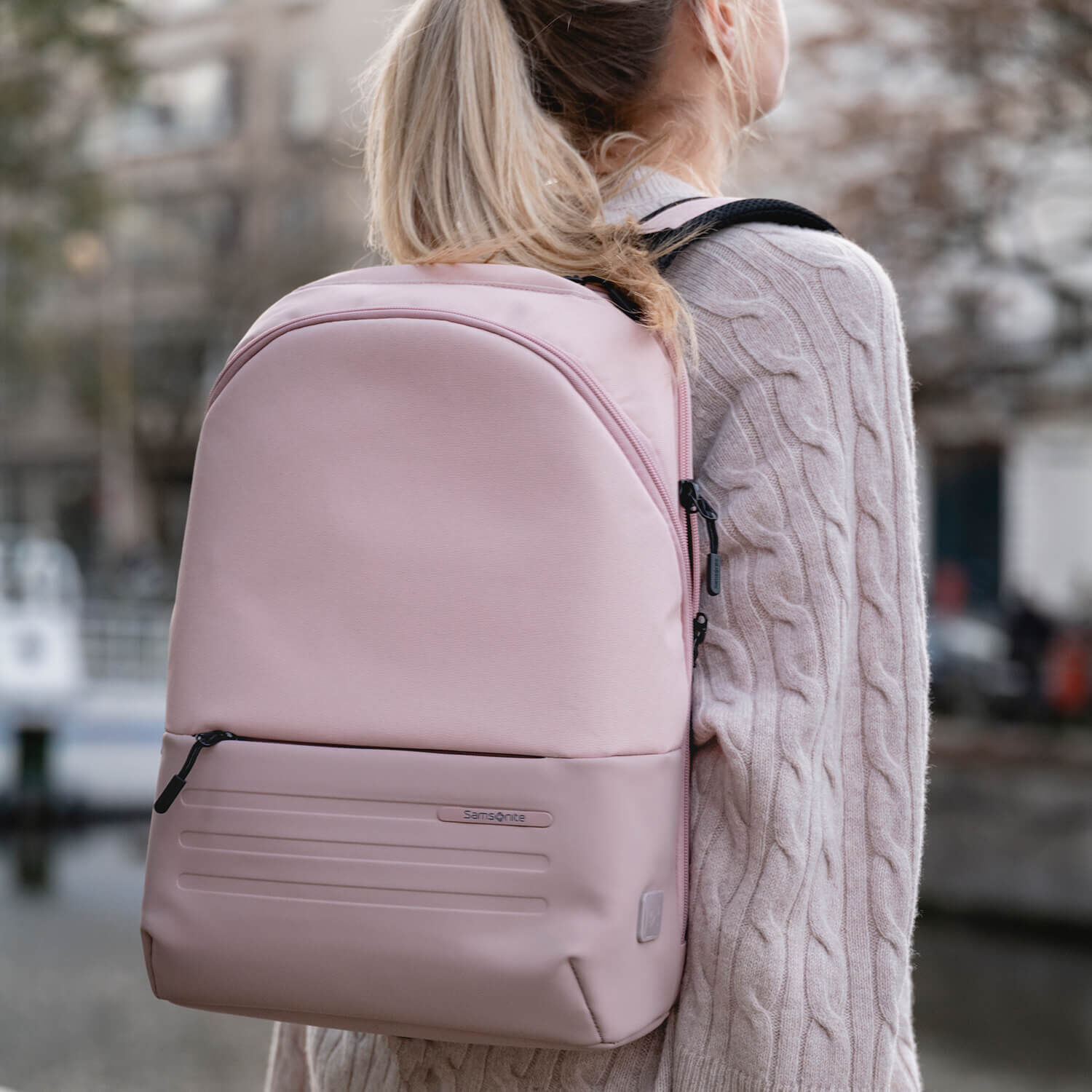 Mochila samsonite rosa deals