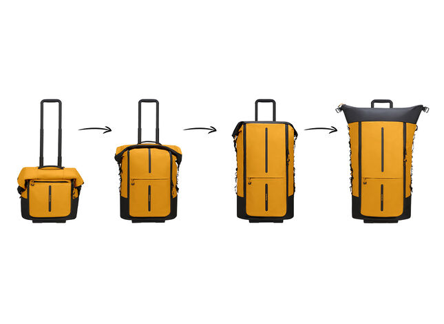 4 estilos, 1 bolsa de viaje