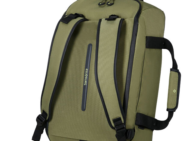 Con correas de mochila