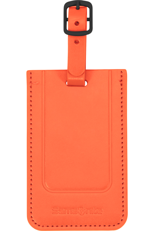 Samsonite Ta Revolution Rectangle Luggage Tag x2  Naranja