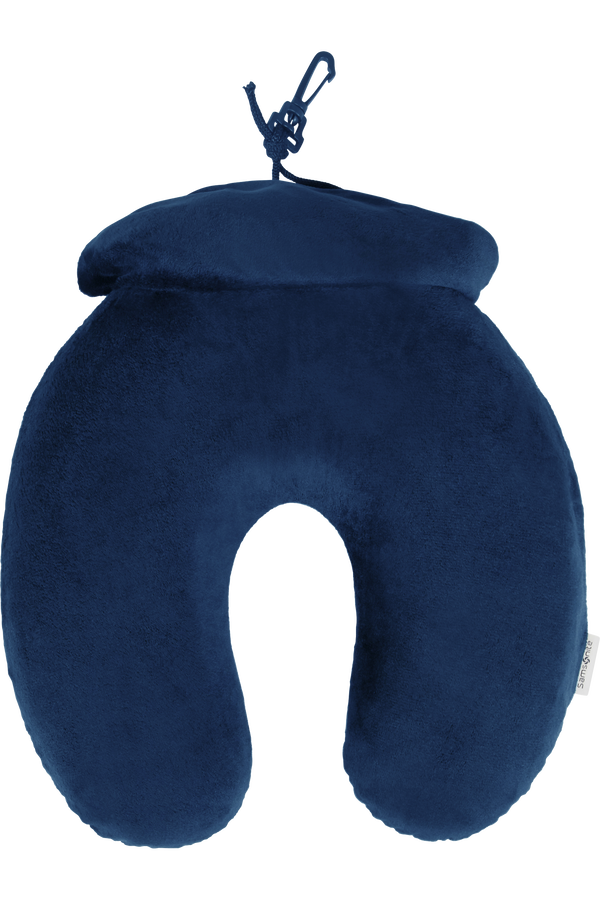 Samsonite Ta Revolution Memory Foam Pillow/Pouch  Midnight Blue