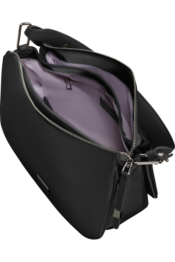 Samsonite Be-Her Hobo Bag Round 3 Compartments  Negro