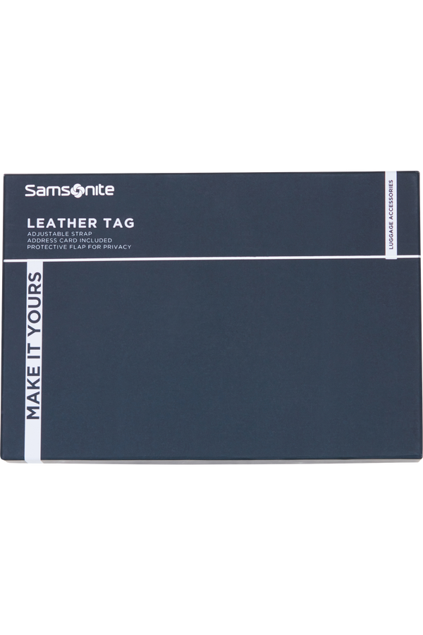 Samsonite Ta Revolution Leather Luggage Tag  Negro