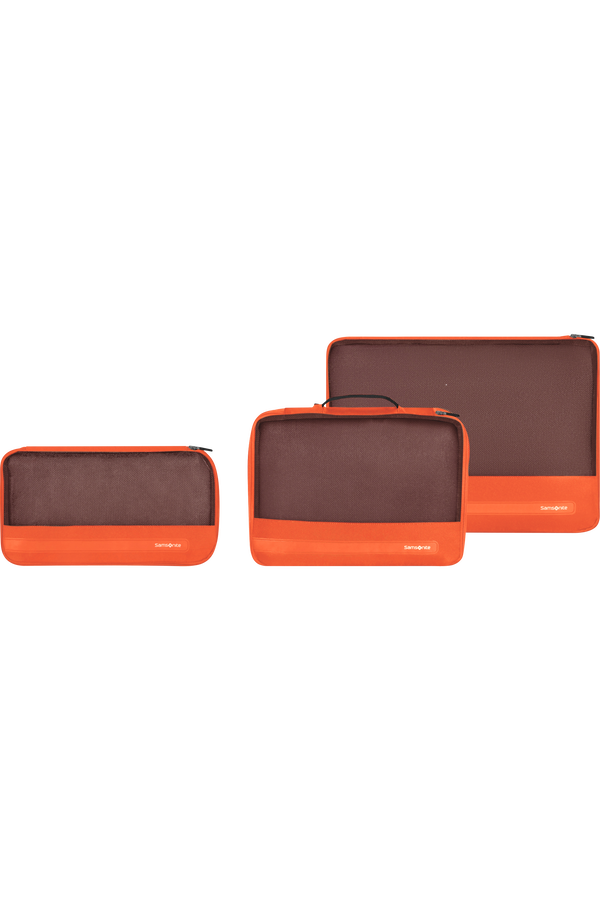 Samsonite Ta Revolution Set of 3 Packing Cubes  Naranja