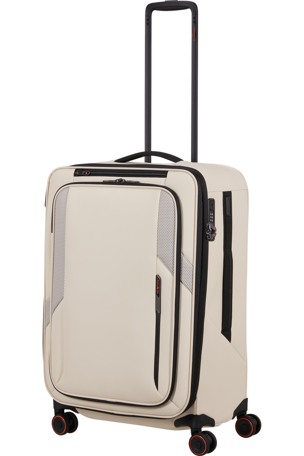 Glazed Maleta Spinner expansible (4 ruedas) 67cm | Samsonite Glazed Spinner Expandable 67cm  Sandstone