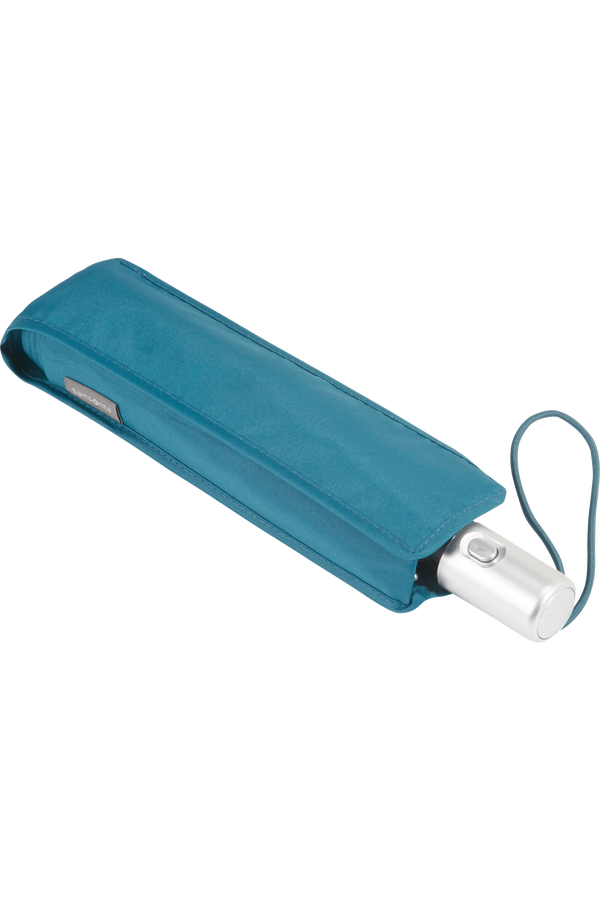 Samsonite Alu Drop S 3 Sect. Auto O/C Slim  Coral Blue Samsonite Alu Drop S 3 Sect. Auto O/C Slim  Coral Blue