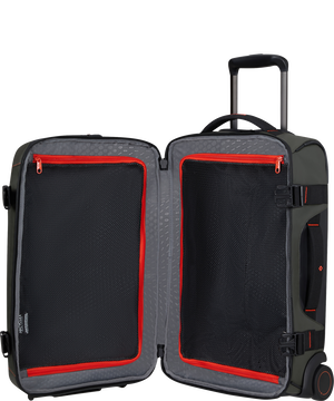 Ecodiver Bolsa de viaje con ruedas de doble compartimento 55 cm 55 x 35 x 23 cm | 2.4 kg