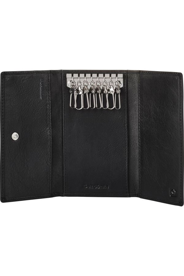 Samsonite Success 2 Slg 507 - Key Hanger 8 Hooks Long  Black Leather