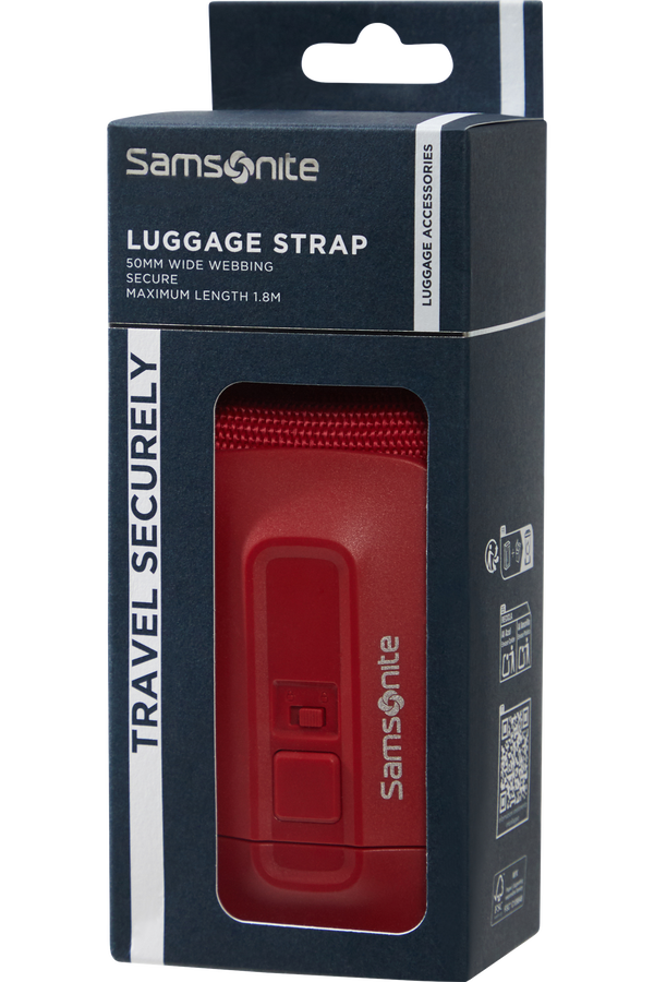 Samsonite Ta Revolution Luggage Strap 50mm  Rojo Samsonite Ta Revolution Luggage Strap 50mm  Rojo