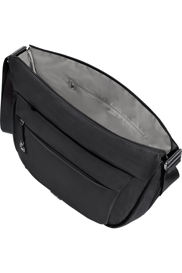 Samsonite Move 5.0 Hobo Bag Round Expandable M  Negro