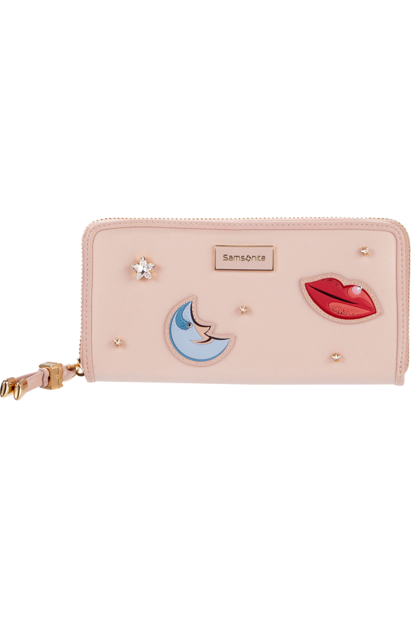 Samsonite Karissa Slg 419 - L Zip Around L SP  Light Rose/Surreal