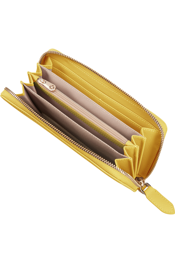 Samsonite My Samsonite Slg L Zip Around L  Mustard Yellow