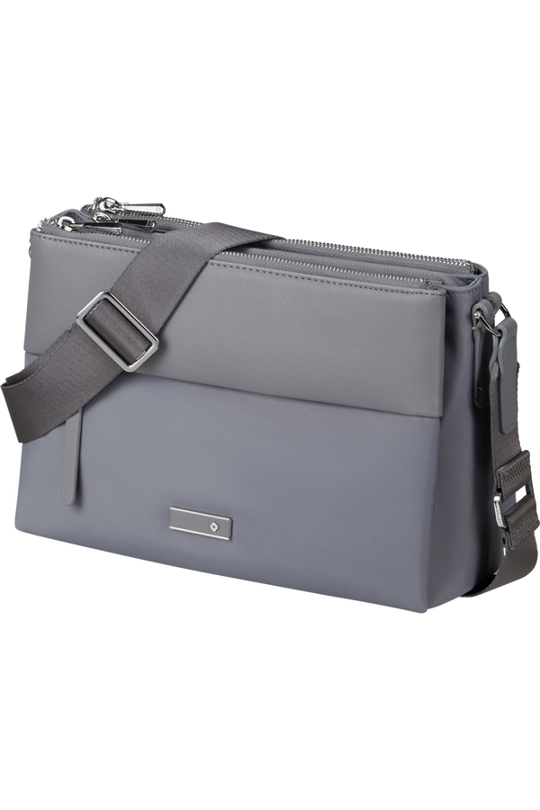 Samsonite Zalia 3.0 H.Shoulder Bag 3 Comp  Silver Grey