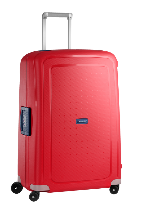 Samsonite S'Cure Spinner 75cm Crimson Red/Dark Blue Samsonite S'Cure Spinner 75cm Crimson Red/Dark Blue