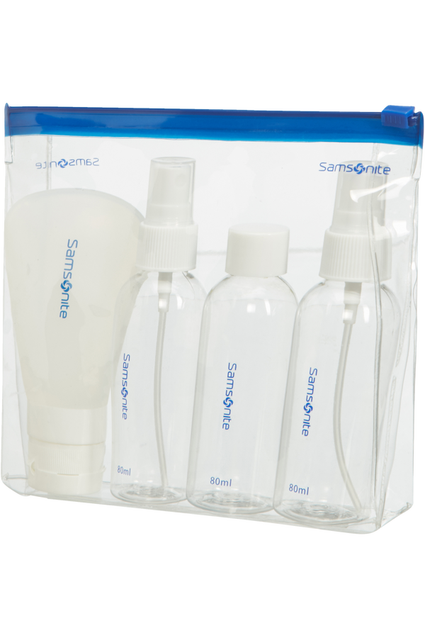 Samsonite Global Ta Bottle Set Pack Of 4  Translucent