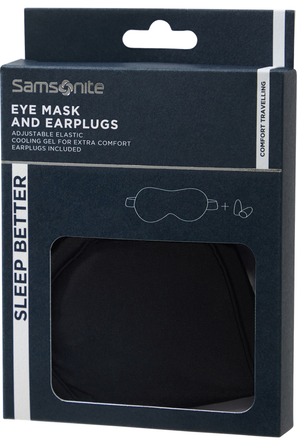 Samsonite Ta Revolution Eye Mask and Earplugs  Negro