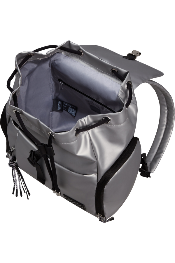 Samsonite Wander Last Backpack 3PKT 1 Buckle  Plata Metalizado