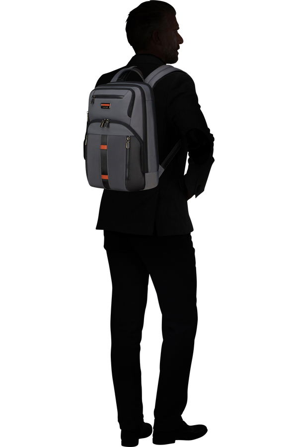 Samsonite Urban-Eye Laptop Backpack 14.1'  Grey/Cognac Samsonite Urban-Eye Laptop Backpack 14.1'  Grey/Cognac