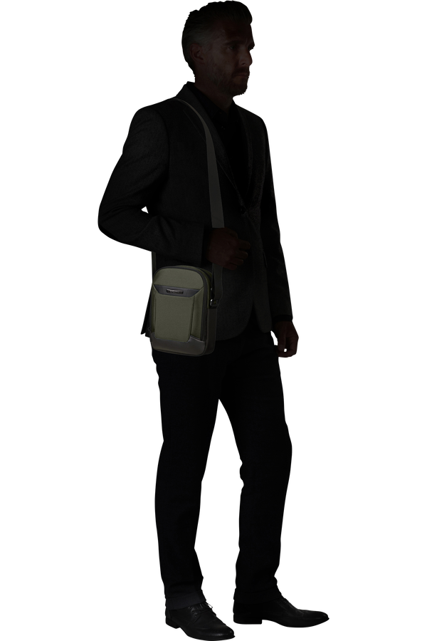 Samsonite Pro-Dlx 6 Crossbody Bag M  Verde Samsonite Pro-Dlx 6 Crossbody Bag M  Verde