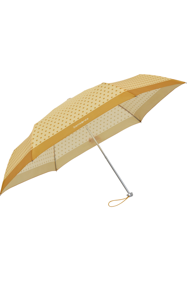 Samsonite Alu Drop S 3 Sect. Manual Flat  Yellow Dots