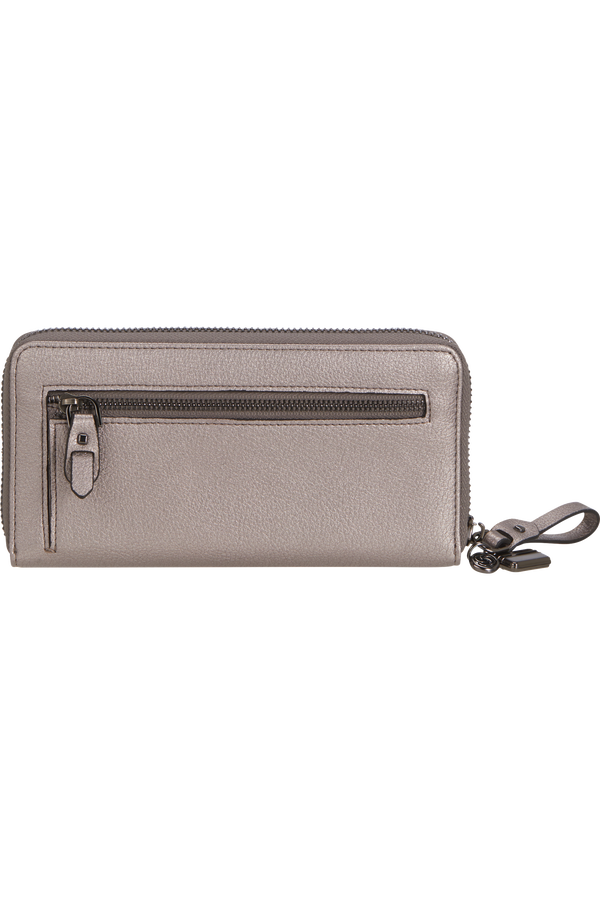 Samsonite Karissa 2.0 Slg 419 - L ZIP AROUND PU L  Plata