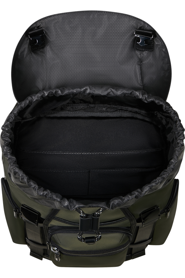 Samsonite Relyon Backpack M 15.6'' with flap  Verde