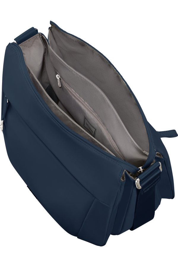 Samsonite Move 5.0 Hobo Bag Round 3 Comp.  Dark Blue Samsonite Move 5.0 Hobo Bag Round 3 Comp.  Dark Blue
