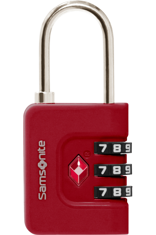 Samsonite Ta Revolution Combilock 3 dial TSA  Rojo