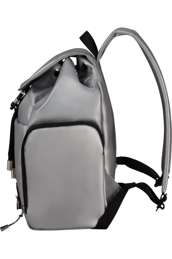 Samsonite Wander Last Backpack 3PKT 1 Buckle  Plata Metalizado