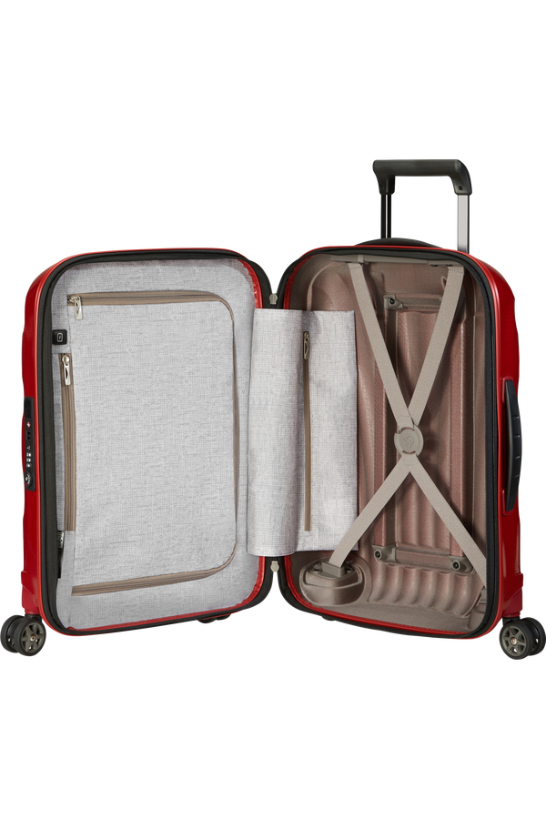 Samsonite C-Lite Spinner Expandable 55cm  Chili red