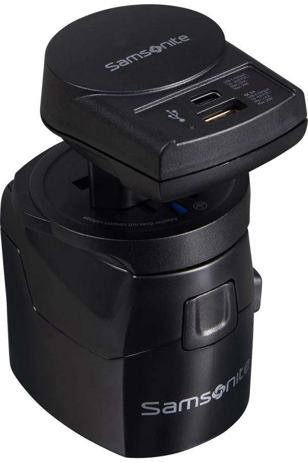 Ta Revolution Adaptador mundial Pro de 3 polos + USB