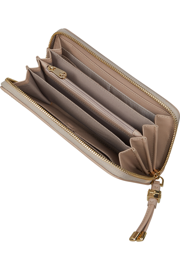 Samsonite Karissa Slg Wallet ZIP Around L  Rose Samsonite Karissa Slg Wallet ZIP Around L  Rose