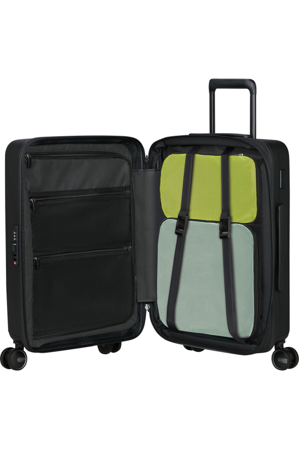 Samsonite Restackd Spinner Expandable Easy Access 55cm  Negro