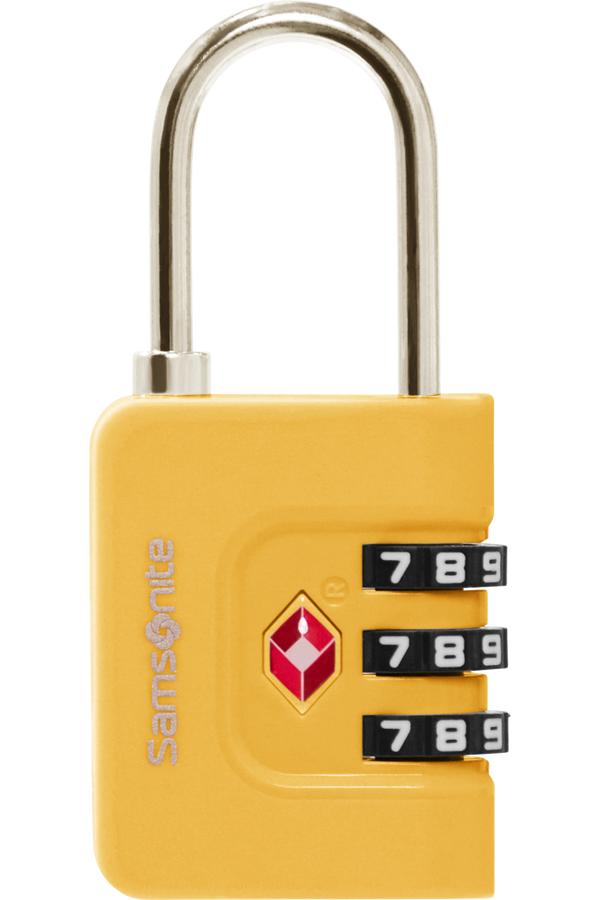 Samsonite Ta Revolution Combilock 3 dial TSA  Amarillo