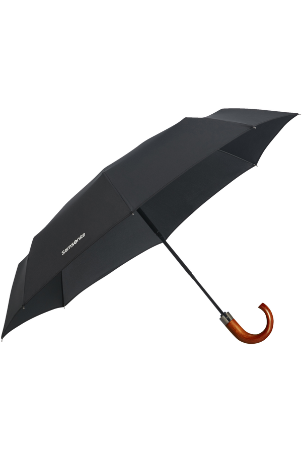 Samsonite Wood Classic S 3 Sect. Auto O/C Crook  Negro