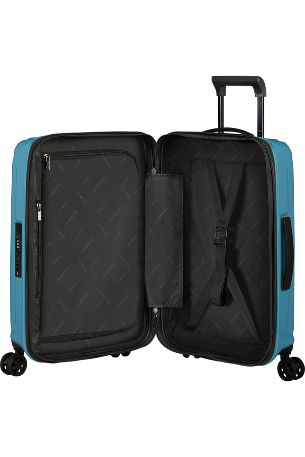 Samsonite Nuon Spinner Expandable 55cm  Metallic Ocean Blue