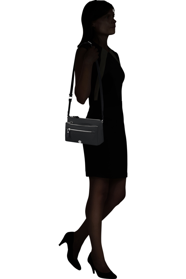 Samsonite Karissa Evo Shoulder Bag + Pouch  Negro