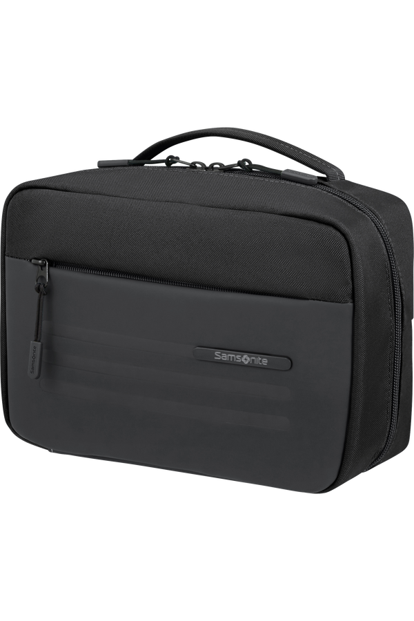 Samsonite Stackd Toilet Kit Hannging Toilet Kit  Negro