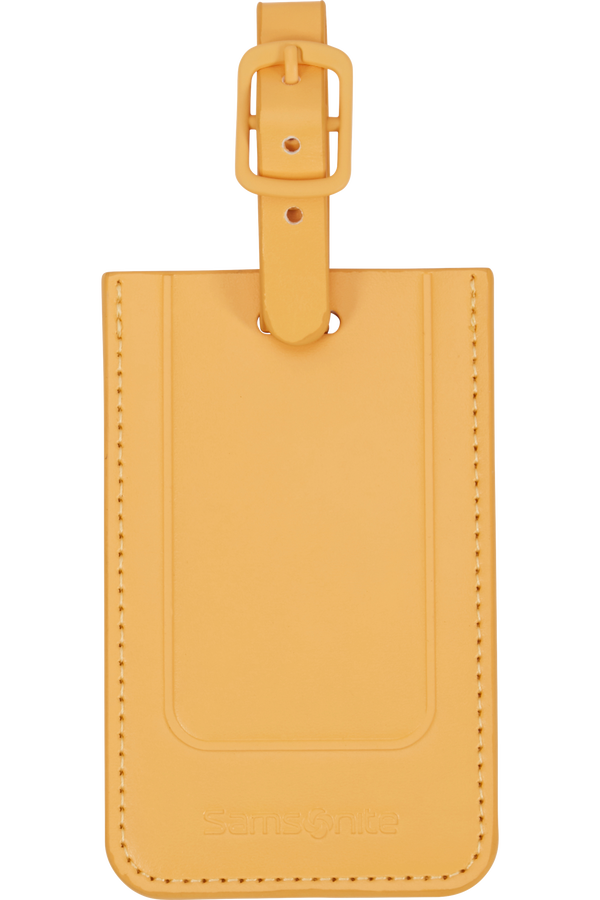 Samsonite Ta Revolution Rectangle Luggage Tag x2  Amarillo