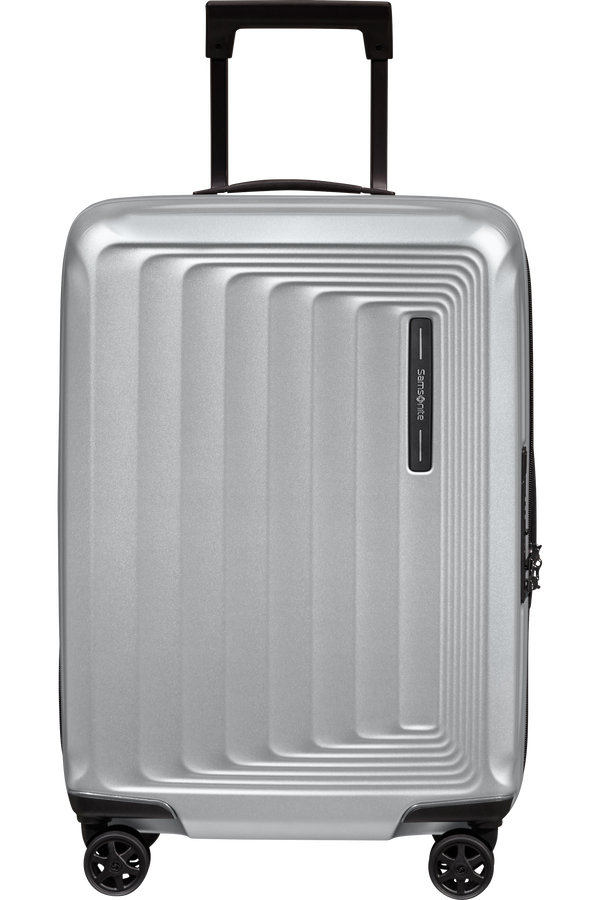 Samsonite Nuon Spinner Expandable 55cm  Matt Silver