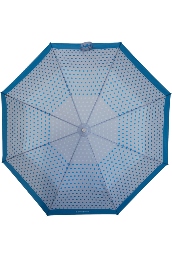 Samsonite Alu Drop S Safe 3 Sect. Auto O/C  Blue Dots