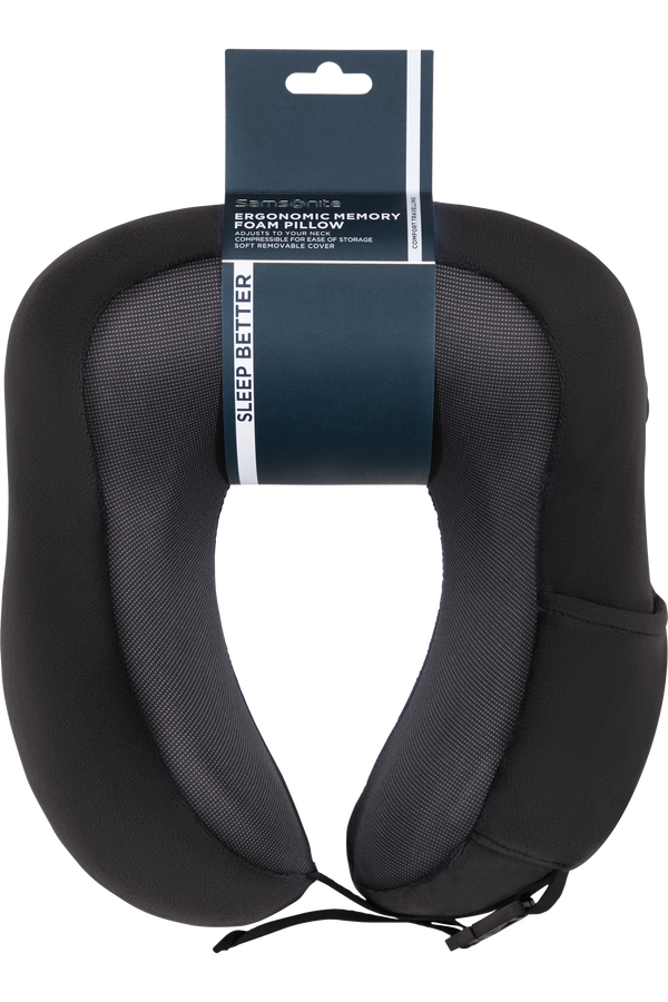 Samsonite Ta Revolution Ergonomic Memory Foam Pillow  Negro