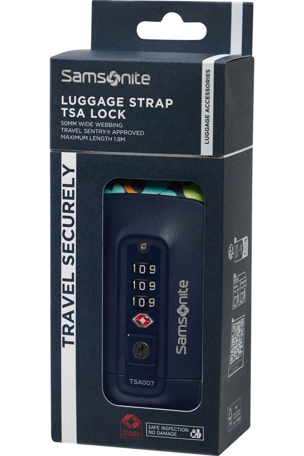 Samsonite Ta Revolution Luggage Strap/TSA Lock  Colorwave Samsonite Ta Revolution Luggage Strap/TSA Lock  Colorwave