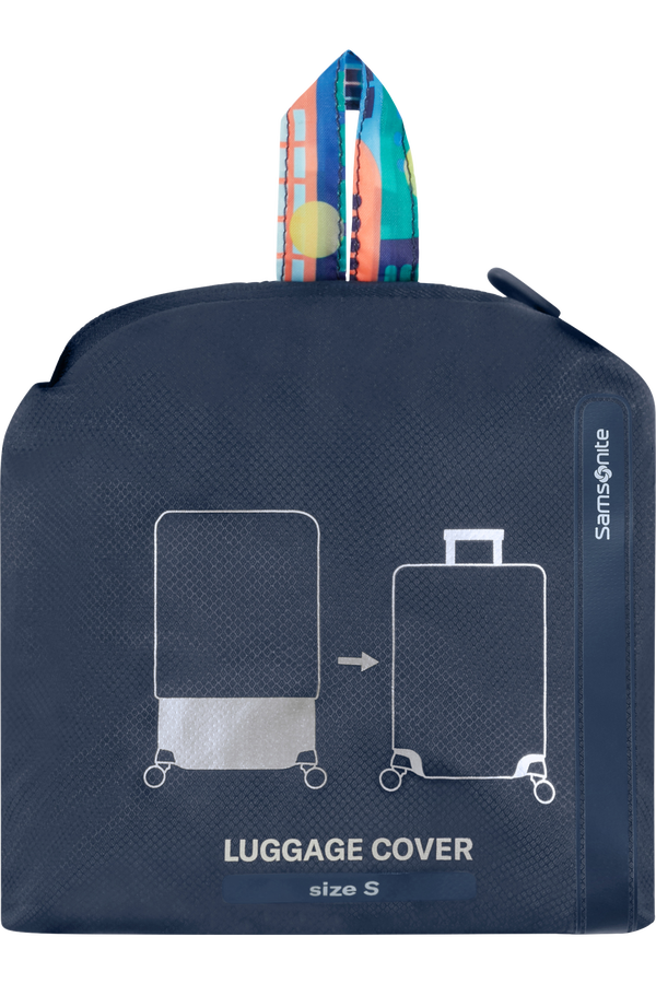 Samsonite Ta Revolution Foldable Luggage Cover S  City Print