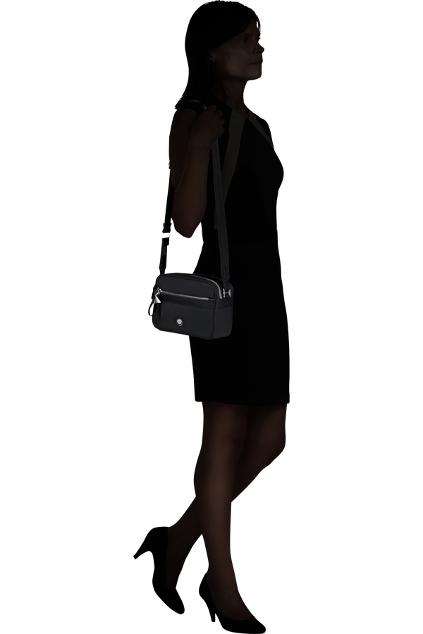 Samsonite Karissa Evo Shoulder Bag 2 Comp  Negro