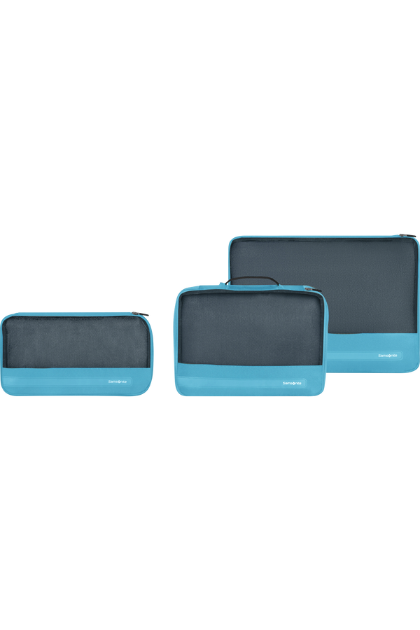 Samsonite Ta Revolution Set of 3 Packing Cubes  Vivid Blue