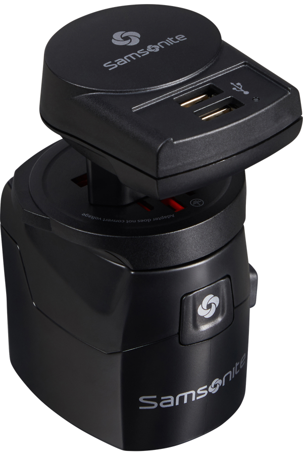 Samsonite Travel Accessories World Adaptor Pro 3-P+USB Negro Samsonite Travel Accessories World Adaptor Pro 3-P+USB Negro