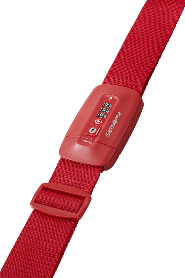 Samsonite Ta Revolution Luggage Strap/TSA Lock  Rojo