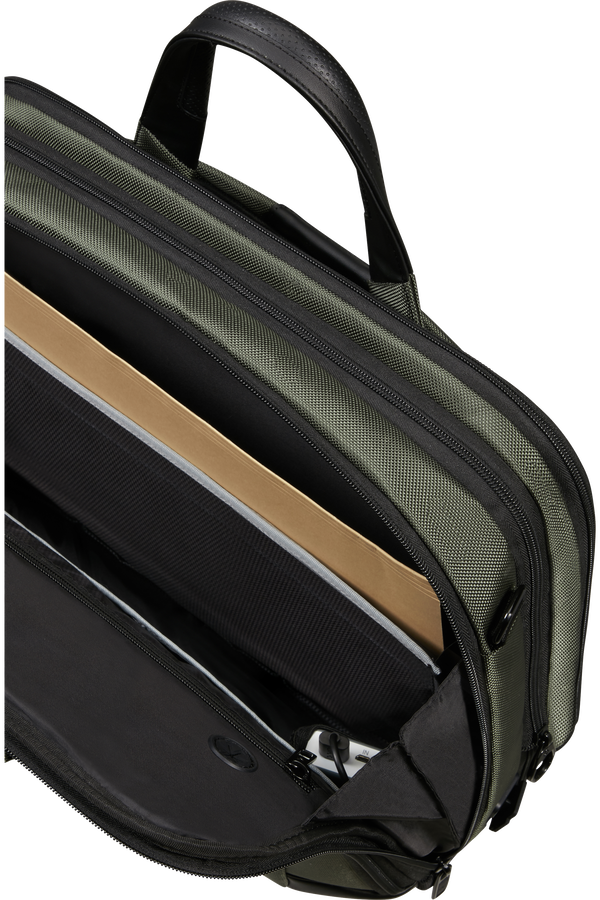 Samsonite Pro-Dlx 6 Bailhandle Expandable 15.6'  Verde